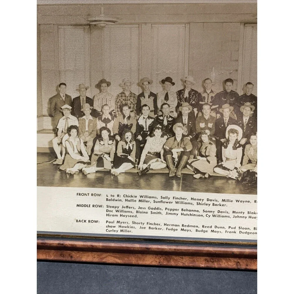 1947 The World's Original WWVA Jamboree Picture 11” X 9”
